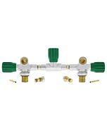 DGX Premium O2 Dual-Outlet Manifold w/Isolator