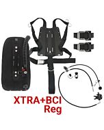 DGX Custom - DGX Gears Singles Harness / Backplate / Wing + DGX Gears XTRA-BCI Reg Package