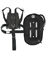 OMS Mono {27 lb | 12 kg}, Aluminum Backplate and Harness w/ 2-Inch Crotch Strap