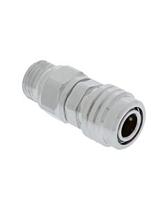 Quick Disconnect BC Female Slide-Lock Schrader Valve Fitting, single port