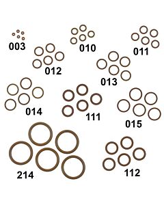 Viton Master O-Ring Kit, 50 Pieces