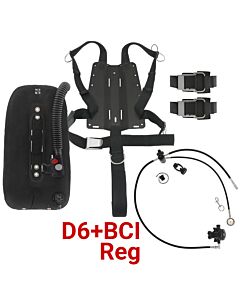 DGX Custom - DGX Gears Singles Harness / Backplate / Wing + DGX Gears D6-BCI Reg Package