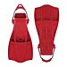 Poseidon Trident Fins w/Spring Straps - RED