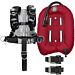 Comfort Harness III w/ SS Hardware and Backplate and Red Mono 32 lb Wing