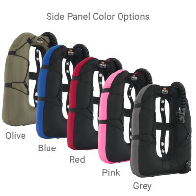 Side Panels Available in OLIVE, BLUE, RED, PINK and GREY