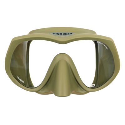 ES155 UltraClear Frameless Mask - Olive Green