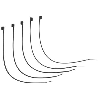 Five Black Nylon Cable Ties