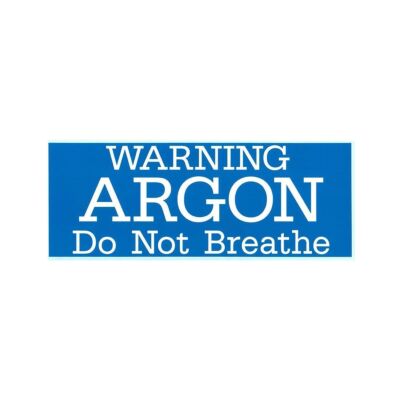 ARGON Do Not Breathe Decal