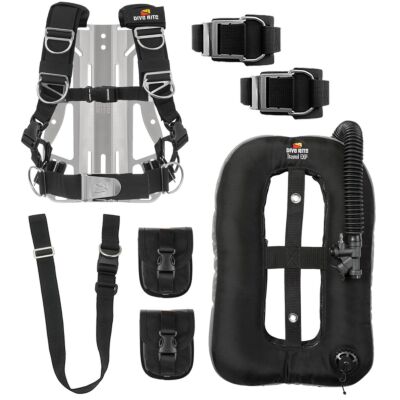 DR TransPlate Package w/ XT Light Backplate, Travel EXP Wing, 8 lb Travel Weight System, 1.5-in Crotch Strap and DGX Tank Straps