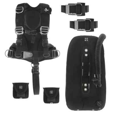 Includes SoftPack Harness, S1 Wing, Tank Straps and Choice of Weight Pocket Set