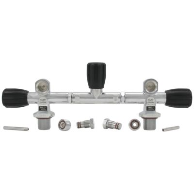 Front View with Included Inserts, Dip Tubes and Valve Plugs