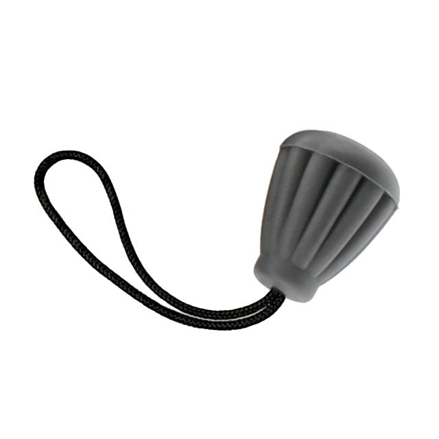 Wide Rubberized Zipper Pull